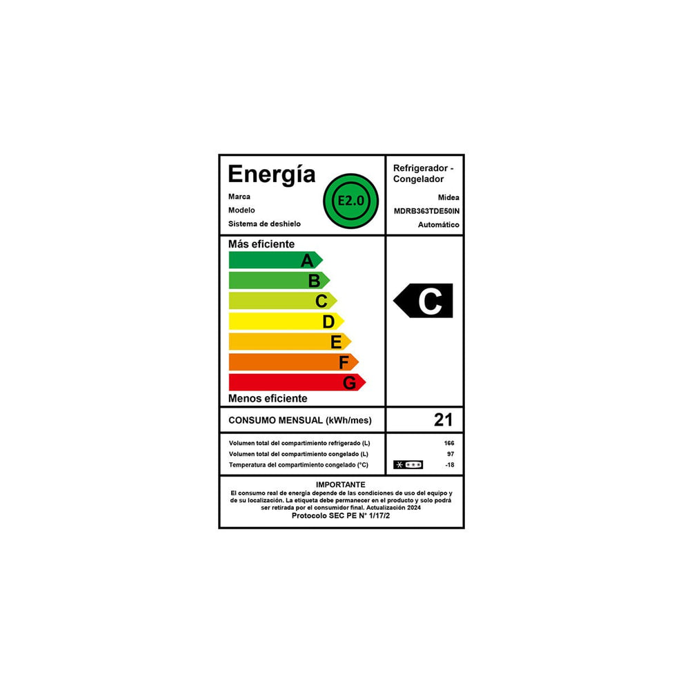Refrigerador Bottom No Frost 263 lts