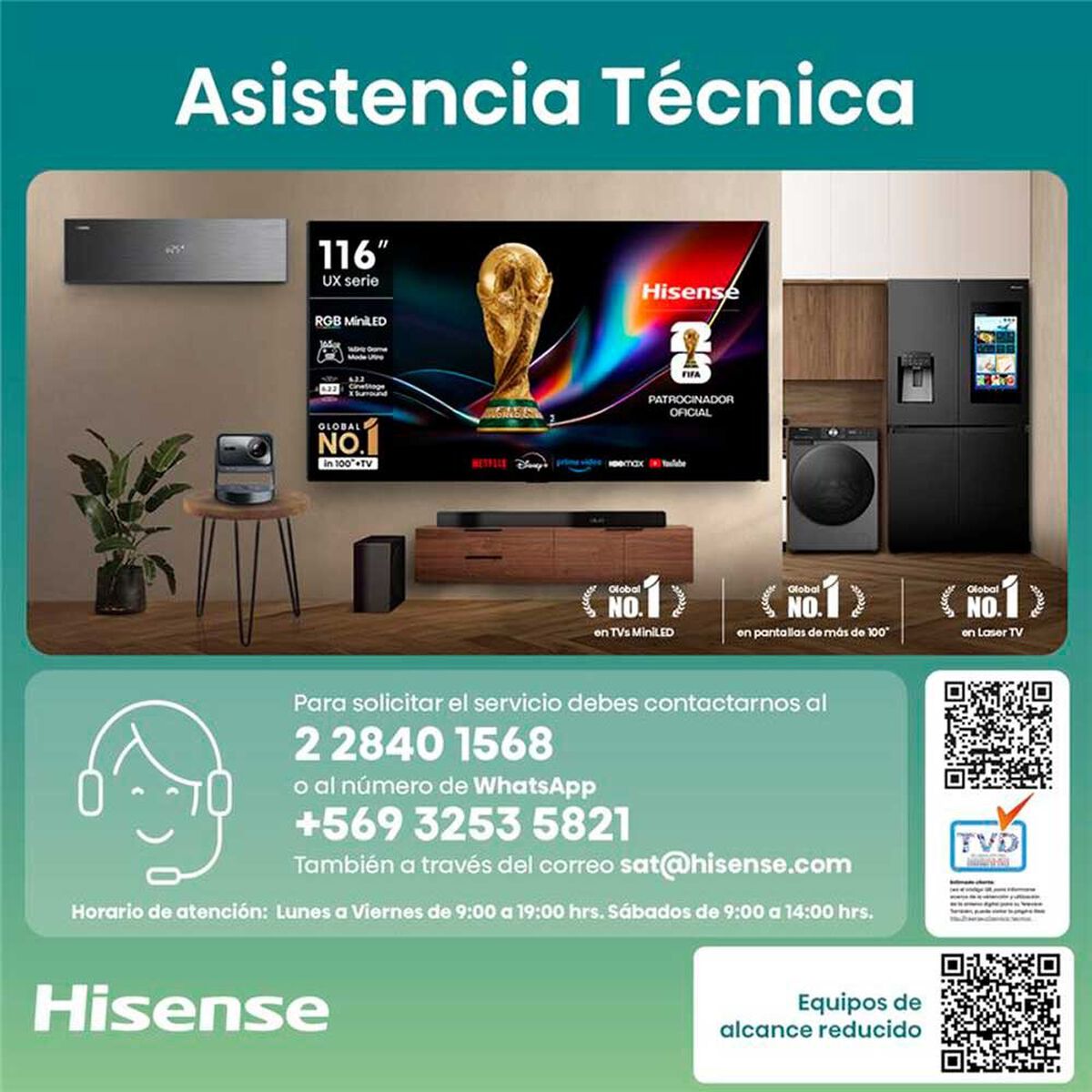 Smart TV LED 58" Hisense 4K UHD VIDAA 58A6N