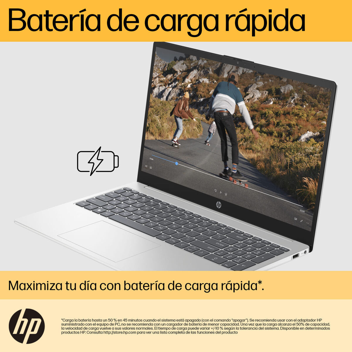 Notebook HP 15-FC0079LA Ryzen 5 8 GB RAM 512 GB 15,6 " Plateado