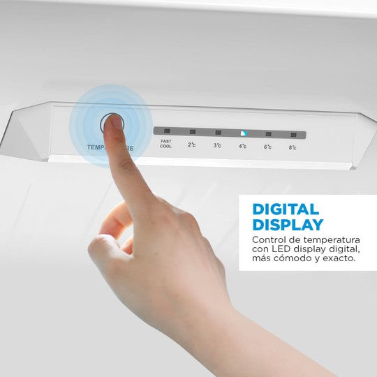 Refrigerador Bottom Freezer No Frost Light Silver 270 lts