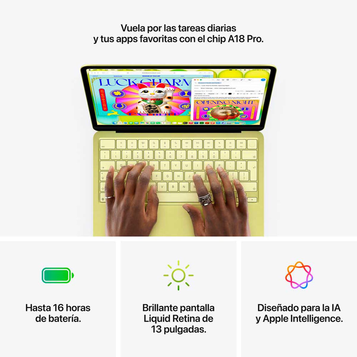 Apple Macbook Neo Chip A18 Pro 8 GB RAM 256 GB SSD 13" Indigo