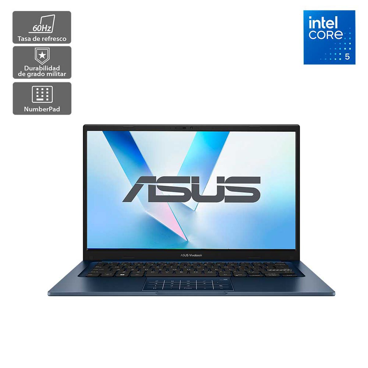 Notebook ASUS Vivobook 14 X1404VA-EB1439W Intel Core 5 120U 8 GB RAM 512 GB SSD 14"