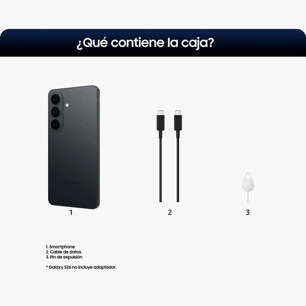 Samsung Galaxy S26 256GB 6,3" Negro