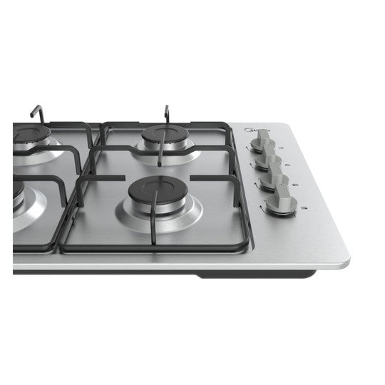 Encimera a Gas 4 Quemadores Gris 60cm