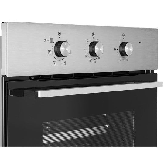 Horno Empotrado Eléctrico Gris 67 lts