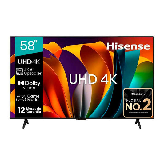 Smart TV LED 58" Hisense 4K UHD VIDAA 58A6N