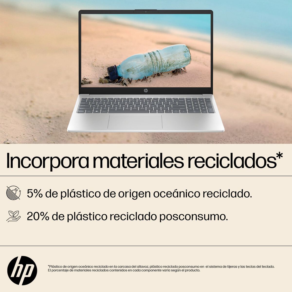 Notebook HP 15-FC0079LA Ryzen 5 8 GB RAM 512 GB 15,6 " Plateado