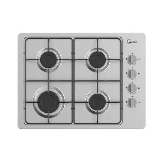Encimera a Gas 4 Quemadores Gris 60cm