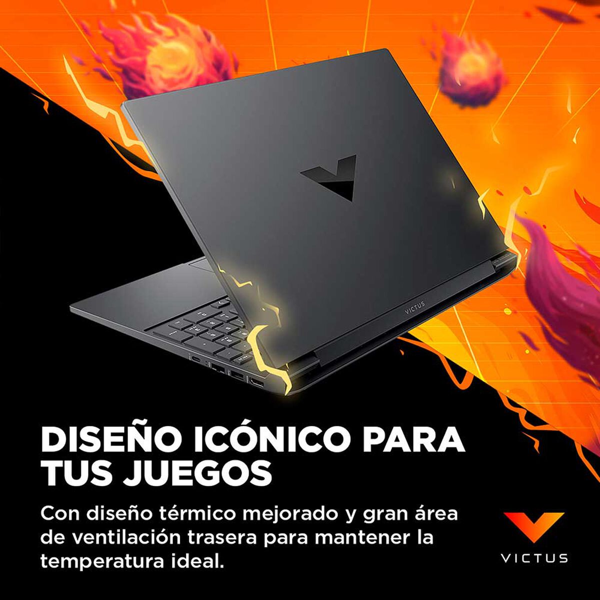 Notebook Gamer HP 15-FB3009LA AMD Ryzen 5 8 GB RAM 512 GB 15,6" NVIDIA GeForce RTX 3050