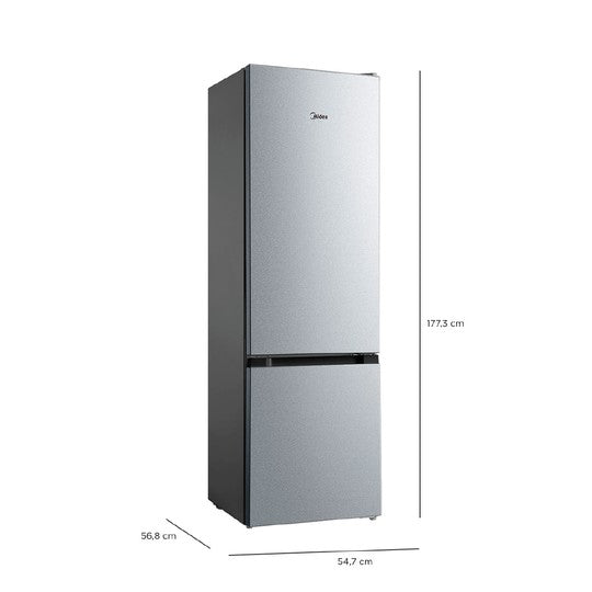 Refrigerador Bottom Freezer Frío Directo Light Silver 262 lts